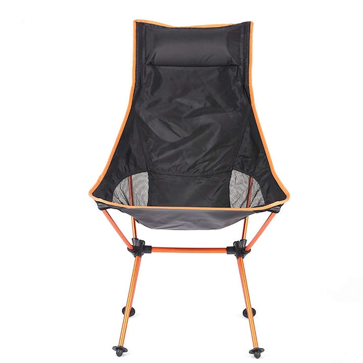 Custom Wholesale Outdoor Camping Beach Garden High Back Folding Chair
