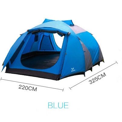 2021 Easy Instant Automatic Pop Up 4 Person Double Layers Camping Outdoor Waterproof Tents